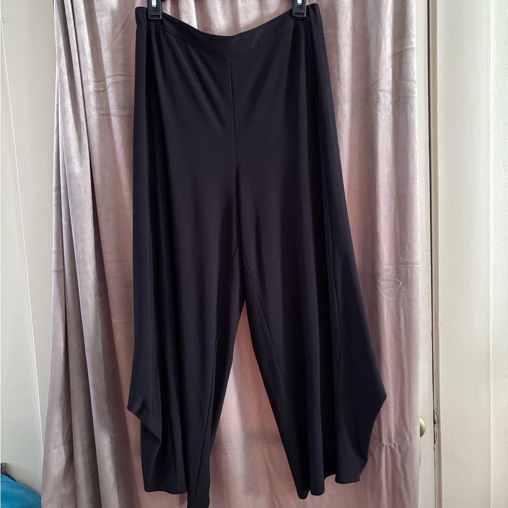 Liv by Habitat Black Jersey Boho Pants Sz M